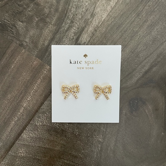 Kate Spade Bow Earrings - Picture 2 of 3